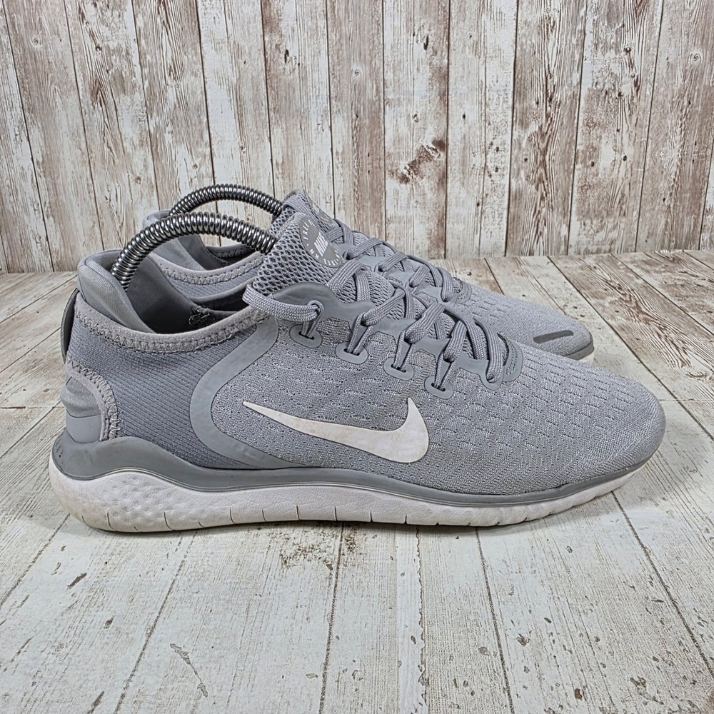 Nike Free RN 2018 Women Shoes Wolf Grey White 942837-002